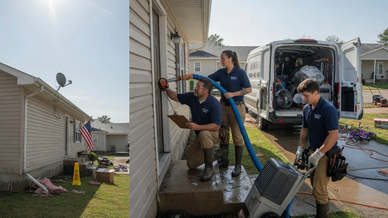 Ceiling Water Damage Restoration in Moran, MI near me